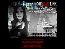 Tablet Screenshot of gothdatelink.com